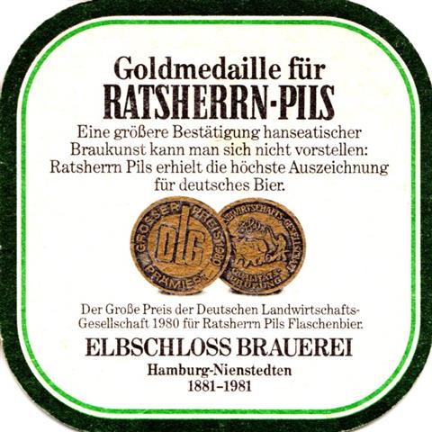 hamburg hh-hh bavaria ratsherrn rundeck 3b (185-goldmedaille 1980 gold) 